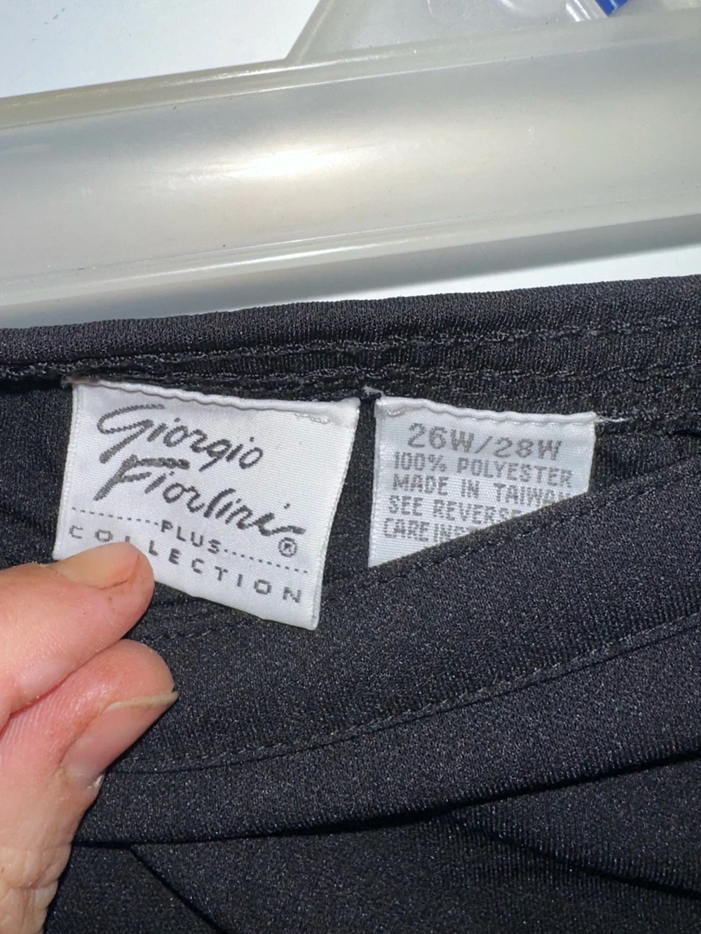 Vintage Giorgio Fiorlini plus collection black midi skirt